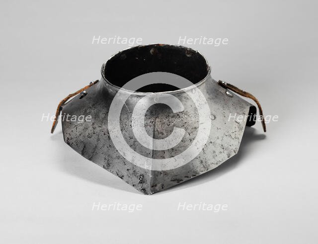 Gorget for Composite Boy's Armor for Foot Tournament at the Barriers, Augsburg, c. 1600. Creator: Unknown.