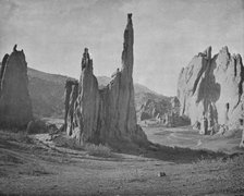 Cathedral Spires, Garden of the Gods, Colorado, USA, c1900.  Creator: Unknown.