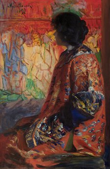 Japanese Woman, 1897. Creator: Leon Wyczolkowski.