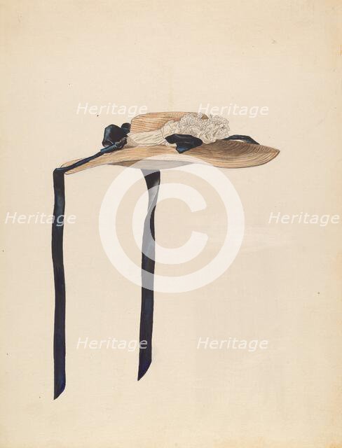 Hat, c. 1936. Creator: Melita Hofmann.