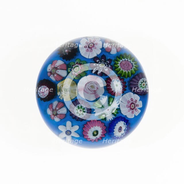 Paperweight, Clichy, 19th century. Creator: Clichy Glassworks.