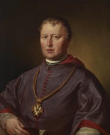 Portrait of Rev. Jan Szafranski, 1838. Creator: Martin Jablonski.