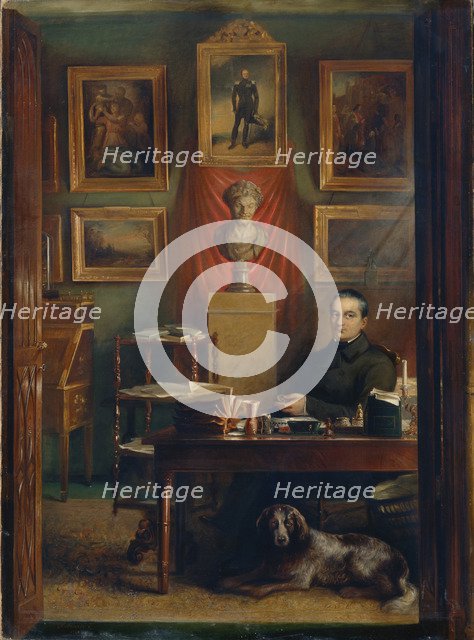 Portrait of Count Dmitry Petrovich Buturlin (1790-1849), 1851. Artist: Zelensky, Arnold Abramovich (1812-?)