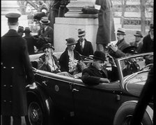 Lou Henry Hoover and Eleanor Roosevelt, the Former First Lady and the First Lady Being..., 1933. Creator: British Pathe Ltd.