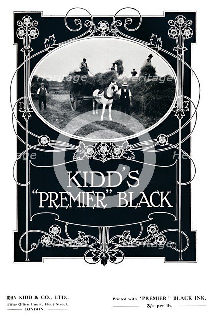 'Kidd's Premier Black - John Kidd & Co., Ltd. Advert', 1919. Artist: John Kidd & Co.