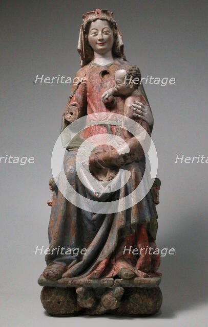 Enthroned Virgin and Child, German, ca. 1280. Creator: Unknown.