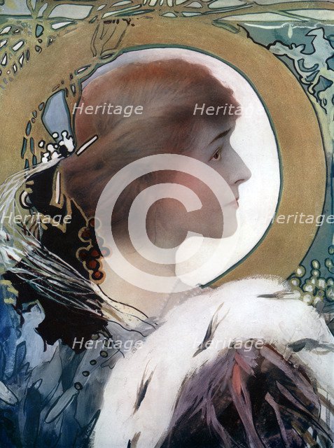 Mrs Brown Potter, American actress, c1902.Artist: Window & Grove