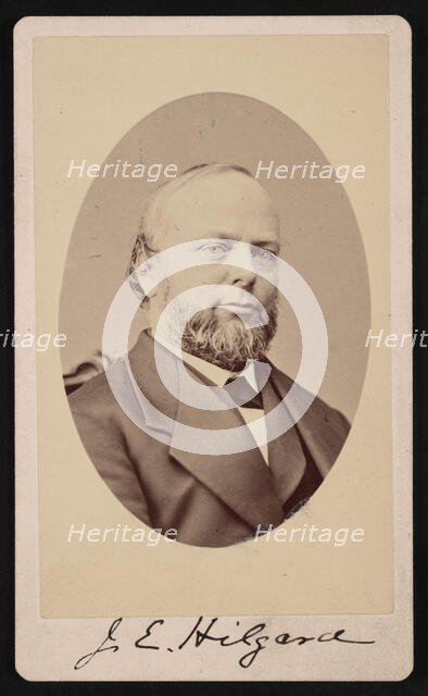 Portrait of Julius Erasmus Hilgard (1825-1891), 1875. Creator: Brady's National Photographic Portrait Galleries.