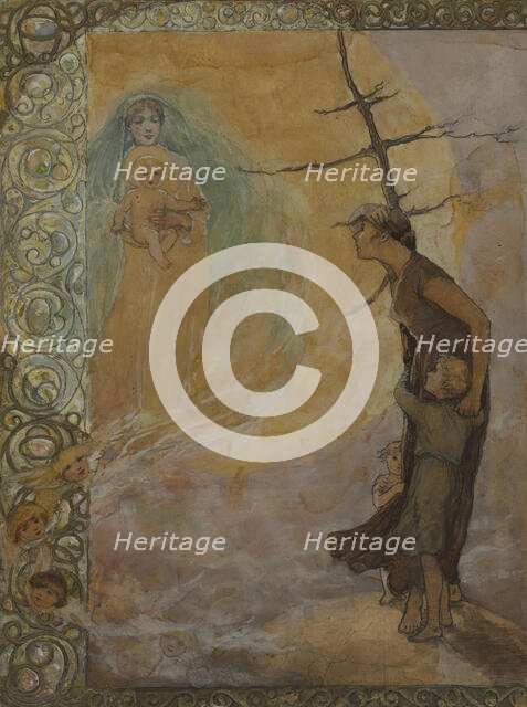 The Light of the World, 1881. Creator: Louis Prang.