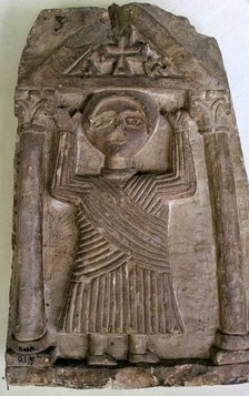 Coptic Funeral Stele, 3rd-4th century. Artist: Unknown