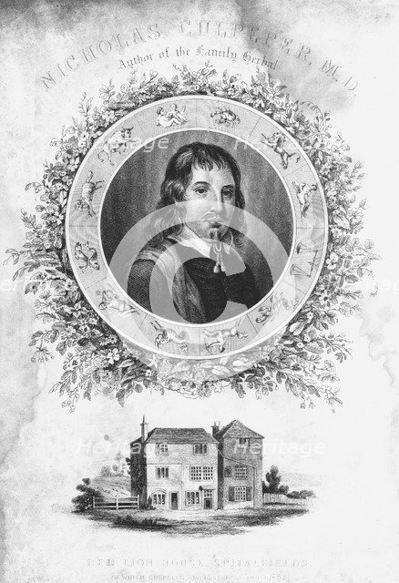 Nicholas Culpepper, (c1650) 19th century. Artist: Unknown