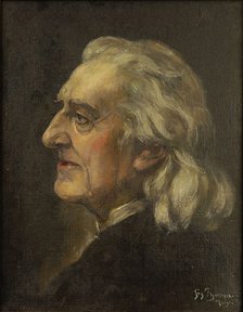 Portrait of Franz Liszt (1811-1886). Artist: Thoma, Leonhard (1864-1921)