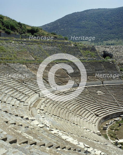 Grand Theatre, Ephesus, Anatolia, Turkey, 1999.  Creator: Unknown.