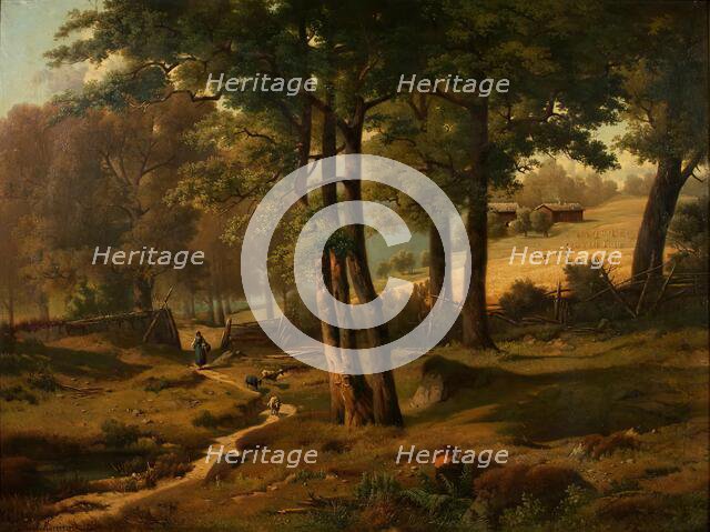 Motif from Hintersee near Berchtesgaden, (1864?). Creator: Paul Korzineck.