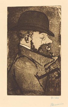 Henri de Toulouse-Lautrec, 1890. Creator: Charles Maurin.