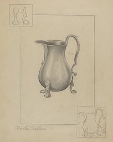 Pewter Pitcher, 1936. Creator: Charles Cullen.
