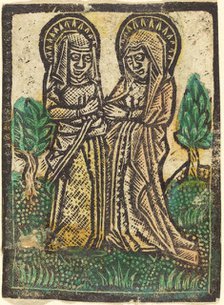 The Visitation, 1460/1480. Creator: Workshop of the Master of the Aachen Madonna.