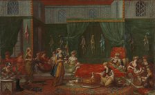 Lying-in Room of a Distinguished Turkish Woman, c.1720-c.1737. Creator: Jean Baptiste Vanmour.