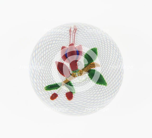 Paperweight, France, c. 1848-55. Creator: Saint-Louis Glassworks.