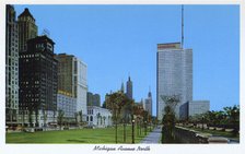 Michigan Avenue, Chicago, Illinois, USA, 1957. Artist: Unknown