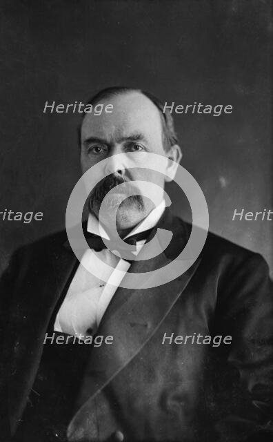 Oliver Hazard Perry T. Morton of Indiana, between 1870 and 1880. Creator: Mathew Brady.