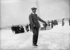 Esmond Ovey, Secretary, British Embassy - Skating, 1912. Creator: Harris & Ewing.