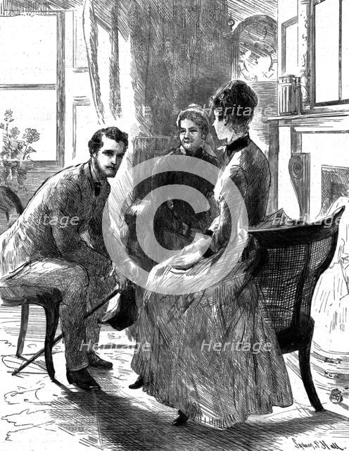 ''That Unfortunate Marriage, by Francis Eleanor Trollope," And what do you say to my news, Miss Chef Creator: Sydney Prior Hall.