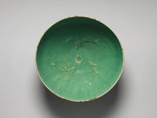 Bowl with Fish Motifs, Iran, first half 14th century. Creator: Unknown.