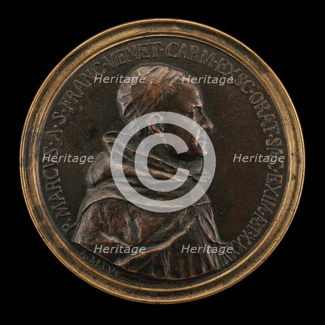 Giancarlo Rossetti, 1712-1793, Carmelite Preacher Padre Marco di San Francesco [obverse], 1748. Creator: Antonio Francesco Selvi.