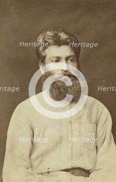 Kardashof, head-and-shoulders portrait, facing slightly right, between 1880 and 1886. Creator: Unknown.