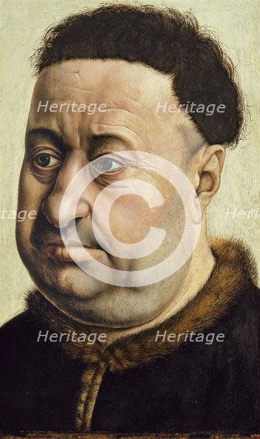 Portrait of a Man (Robert de Masmines?), c.1425. Artist: Campin, Robert (ca. 1375-1444)