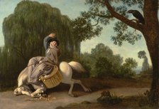 The Farmer's Wife and the Raven, 1786. Creator: George Stubbs.
