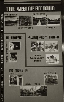 Poster by Record Section, Suburban Resettlement,  1935-12. Creator: Arthur Rothstein.