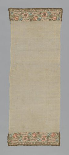 Towel or Napkin, Turkey, 19th century. Creator: Unknown.