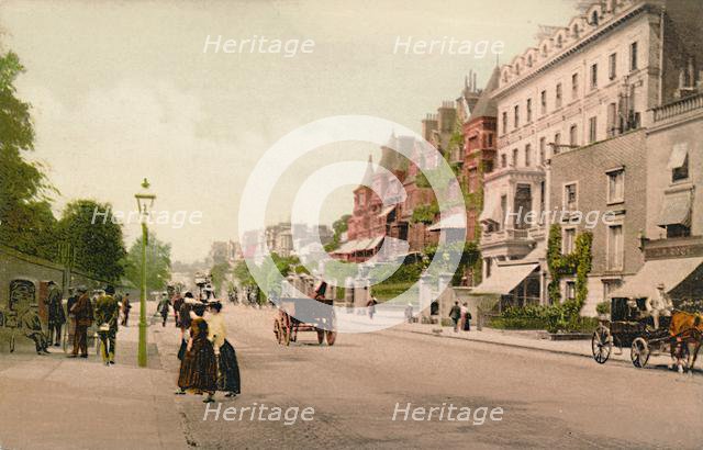'London. Bayswater Road', c1900s. Creator: Unknown.