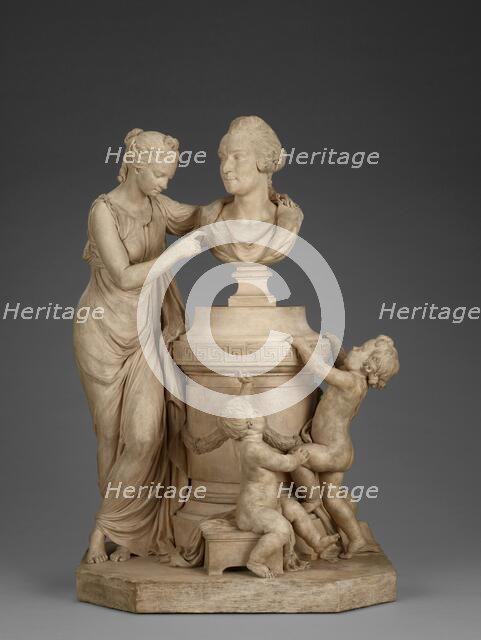Allegorical Group with a Bust of an Architect, 1780-1800. Creator: Unknown.