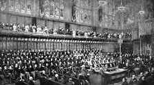 The House of Lords during the Home Rule Debate, 1893 (c1905). Artist: Unknown