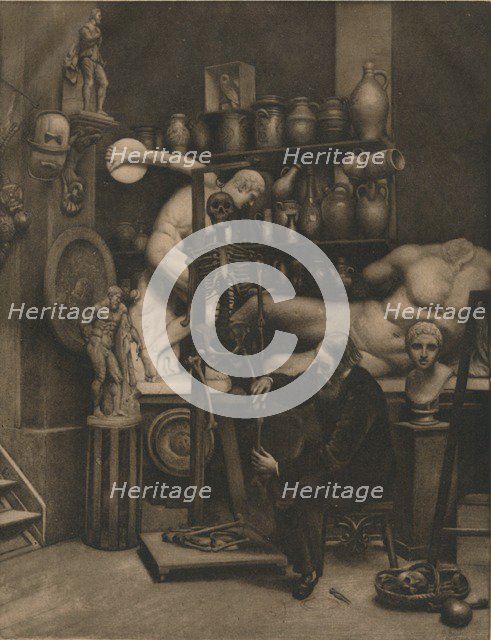 'Mr Heatherley’s Holiday: An Incident in Studio Life', c1874. Creator: Emery Walker.