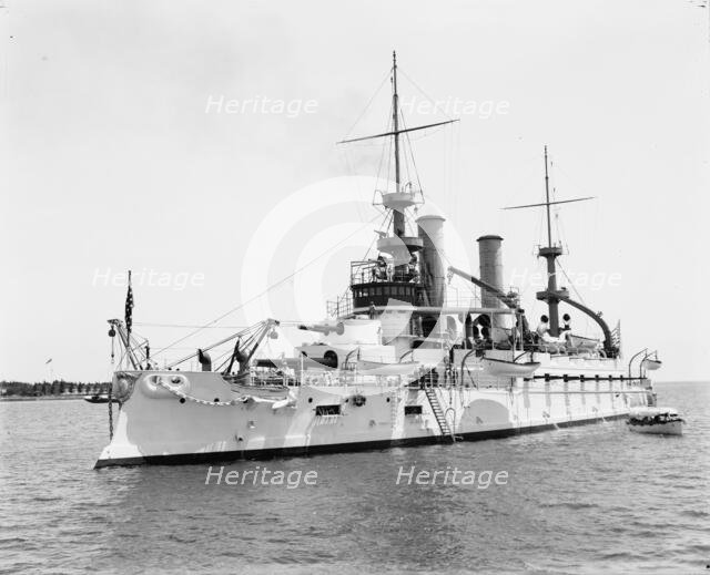 U.S.S. Kentucky, 1900 or 1901. Creator: Unknown.