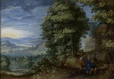 The Walk to Emmaus, c1600. Creator: Flemish Master