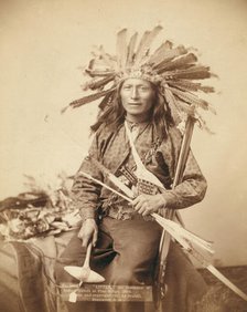 Little, the instigator of Indian Revolt at Pine Ridge, 1890, 1891 Creator: John C. H. Grabill.