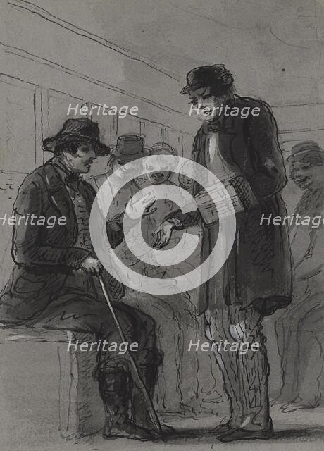 Afflicted with the Jim-Jams, 1872. Creator: Alfred Jacob Miller.