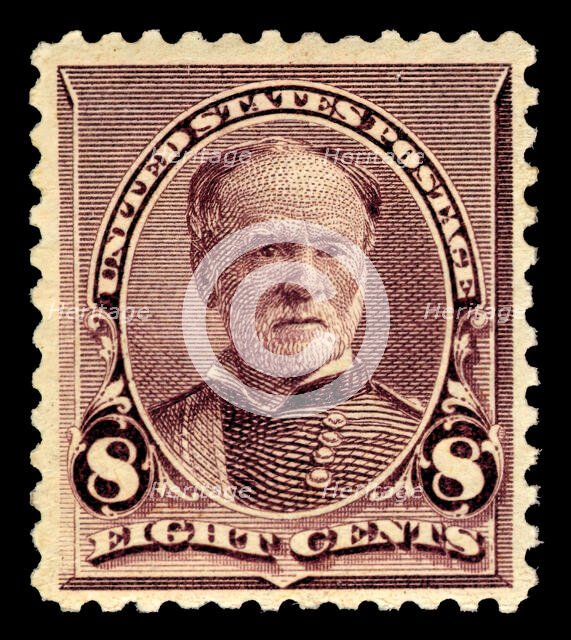 8c William T. Sherman single, 1893. Creator: American Bank Note Company.