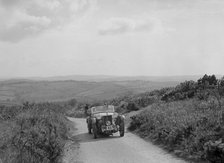 MG PB of EH Goodenough competing in the MCC Torquay Rally, 1938. Artist: Bill Brunell.