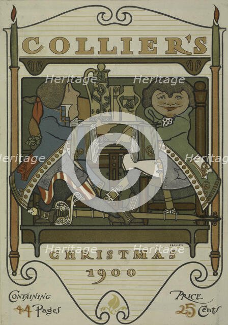 Collier's. Christmas 1900, c1900. Creator: William H Bradley.