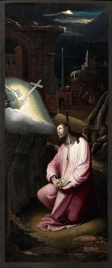 Christ on the Mount of Olives. Creator: Campi, Antonio (around 1522-1587).