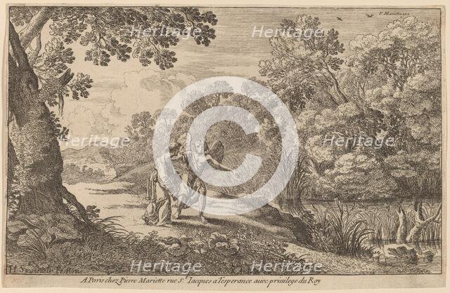 Hagar and the Angel. Creator: Herman van Swanevelt.