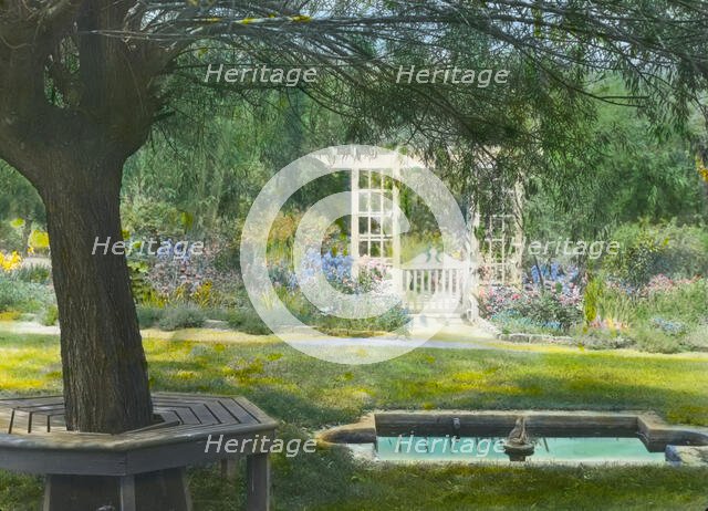 "Beechgate," Robert Carmer Hill house, Woodland Avenue, Englewood, New Jersey, 1918. Creator: Frances Benjamin Johnston.