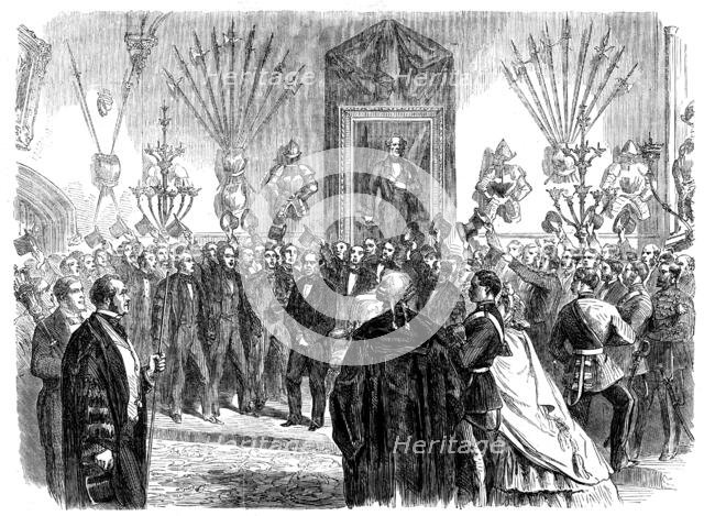 Presentation of Lord Palmerston's portrait to the inhabitants of Dover..., 1862. Creator: Unknown.