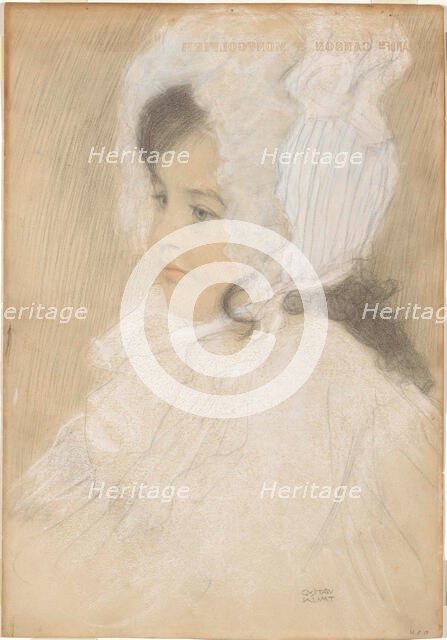 Portrait of a Child (Marie Moll), 1902-1904. Creator: Klimt, Gustav (1862-1918).